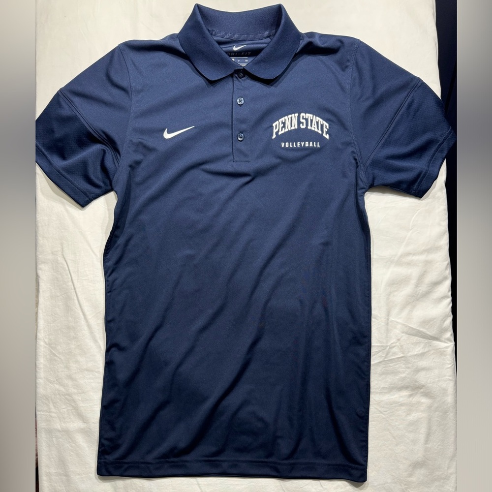 Nike Mens Small Penn State Volleyball Polo